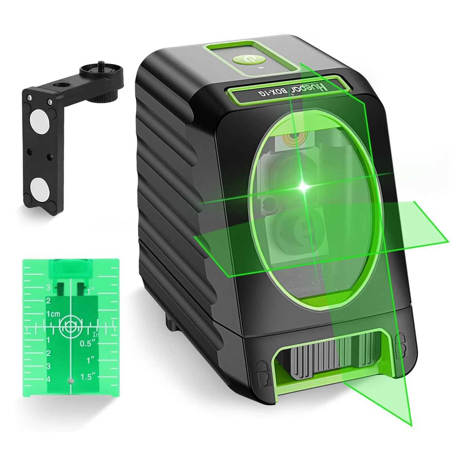 Huepar BOX-1G Osram Green Laser Level Self-leveling 130/150 Horizontal Vertical Level Laser Tools With Pulse Mode X250225