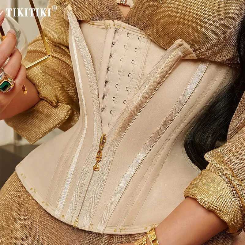 New Arrival Women Plus Size Fajas Waist Trainer Corset Tummy Control Zipper Vest Body Shaper Cincher Shapewear Slimming Belt Sports Girdle Z250225