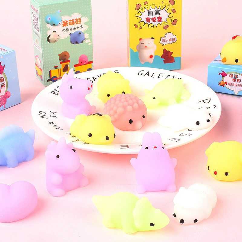 Kindergarten childrens surprise creative group bag student decompression soft rubber pinch sic blind box small toy Free shipping
