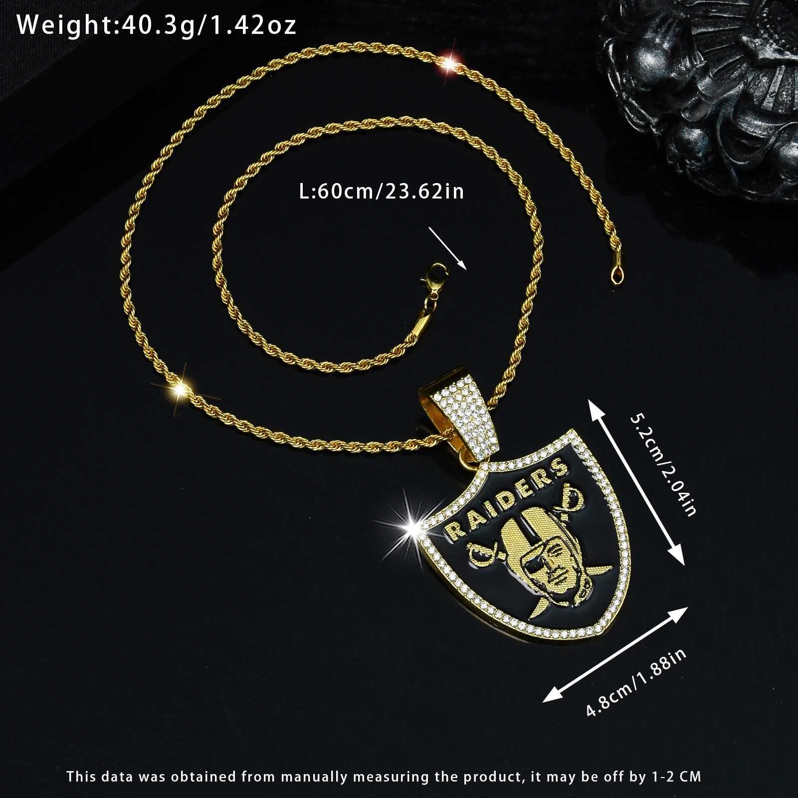 Fashion Black Cartoon Pendant with 24in Stainless Steel Twist Chain Popar Necklace for Wear X250224
