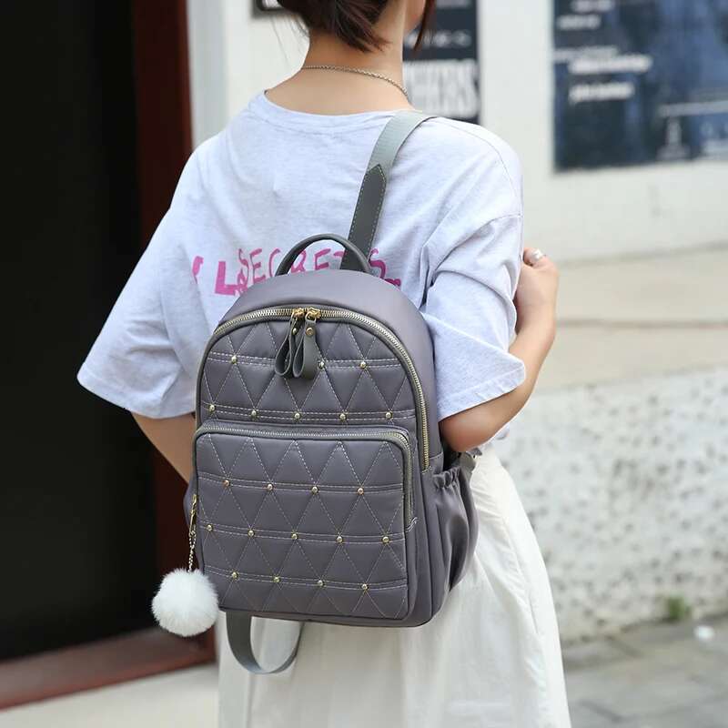 New Women Backpack High Quality Leather Fashion Shoulder Bag Female Multifunction Large Capacity Travel Knapsack Mochila