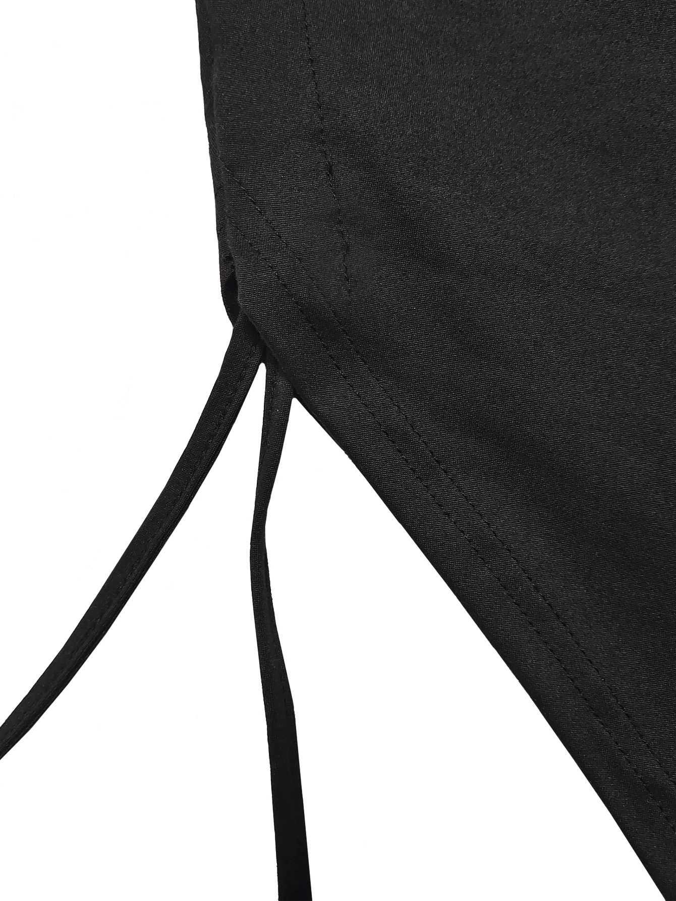 Womens fashionable sexy slim solid color pleated split drstring dressXJ250224