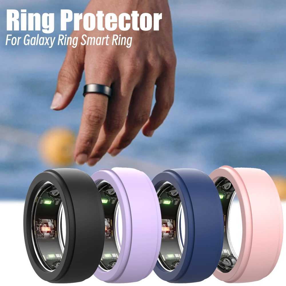Ring Cover for Oura Ring/Galaxy Ring Anti-Scratch Elastic Silicone Rings Protector for Samsung Galaxy Smart Rings Cover S/M Size W250225
