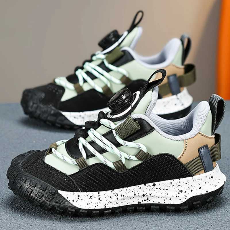 Childrens basketball shoes field training anti slip and comfortable running shoes lightweight outdoor sports shoes childrens sports shoes W250225