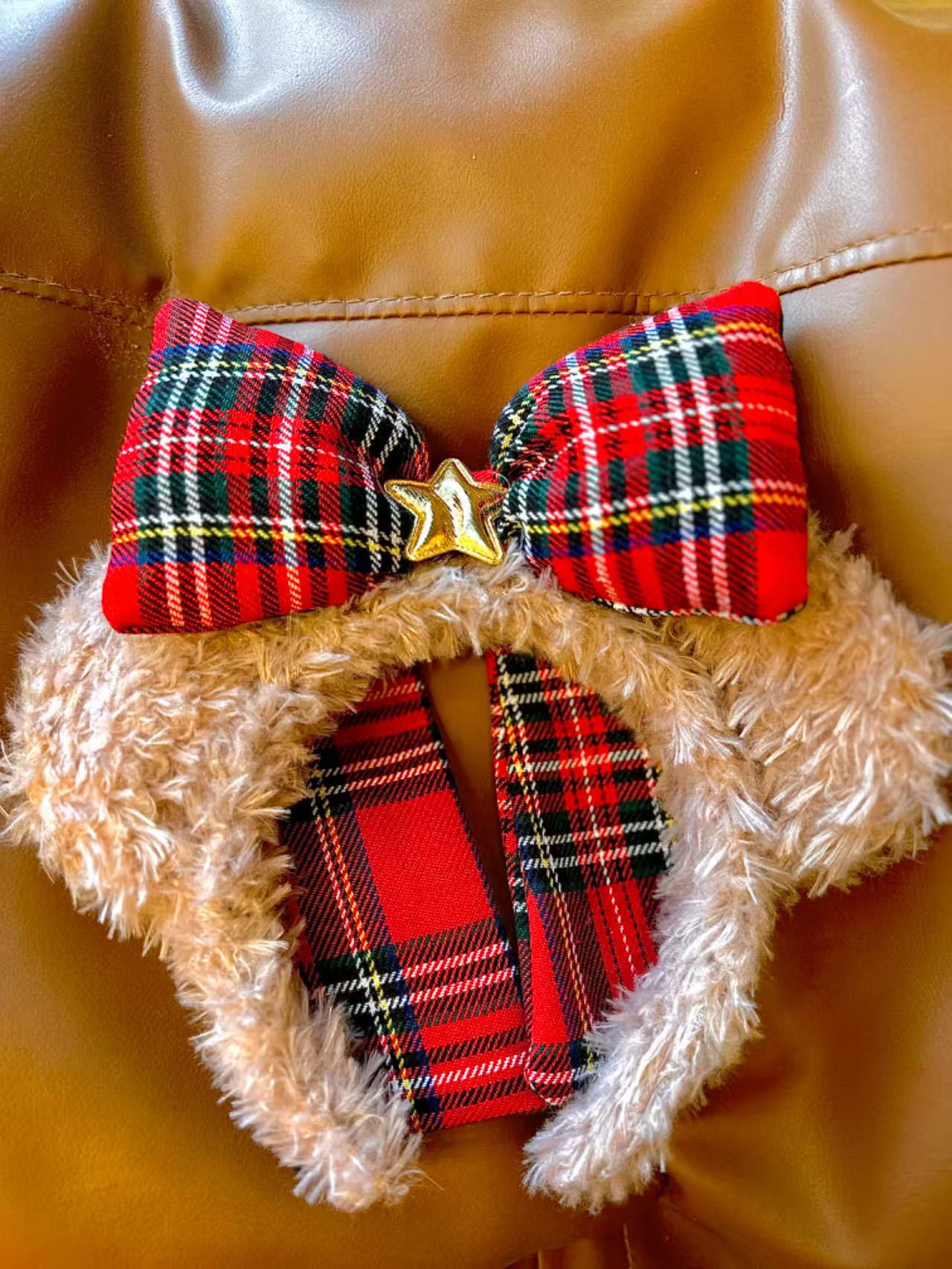 Kids Playground Costume: Cute Teddy Bear Headbands Featuring Ribbons & Christmas Caps