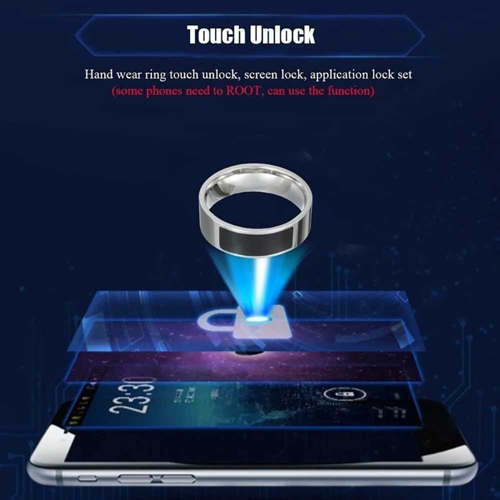 New Smart Ring NFC Multifunctional Waterproof Smart Ring Wearable Finger Digital Ring Smart Accessory W250225