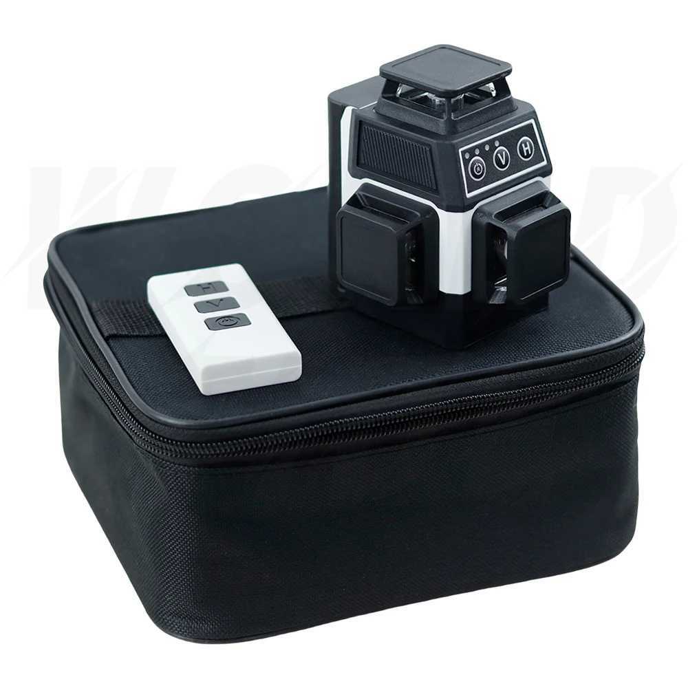 3D Mini Laser Level 12 Lines Red Lines 360 Self-Leveling Horizontal Vertical With Remote Control Beams Green Laser Level X250225
