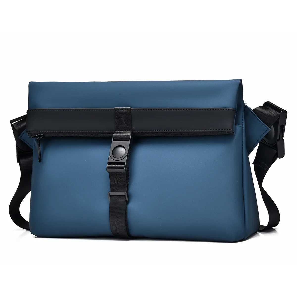 Mens cross body bag waterproof Oxford cloth mens daily commuting shoulder bag youth lightweight travel bag Z250225