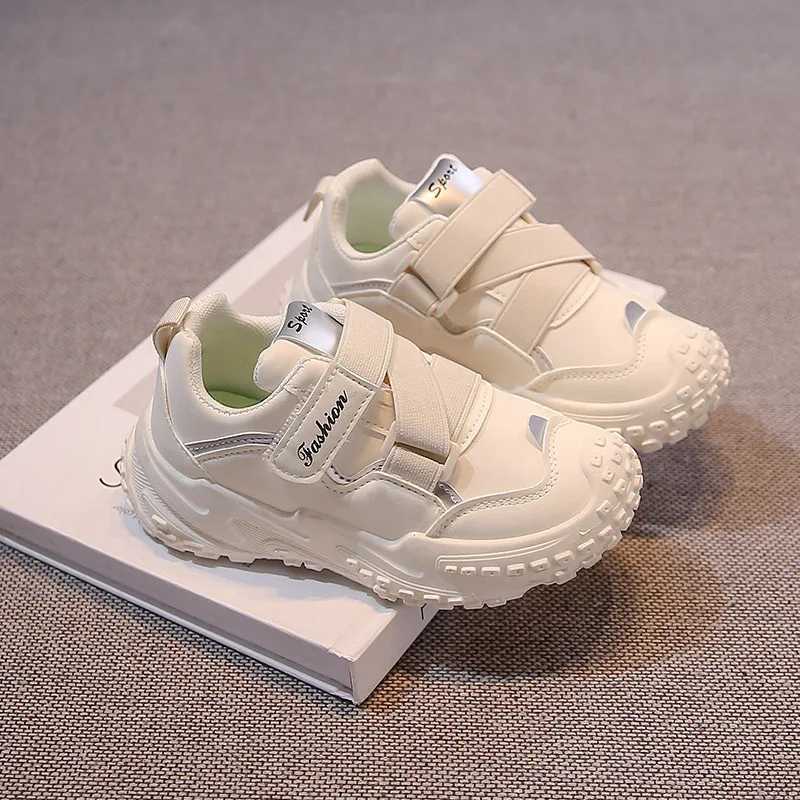 Fashion Childrens Shoes Autumn Boys Sports Running Shoes Large Children Soft Sold Casual Sneakers Girls Trendy Shoes W250225