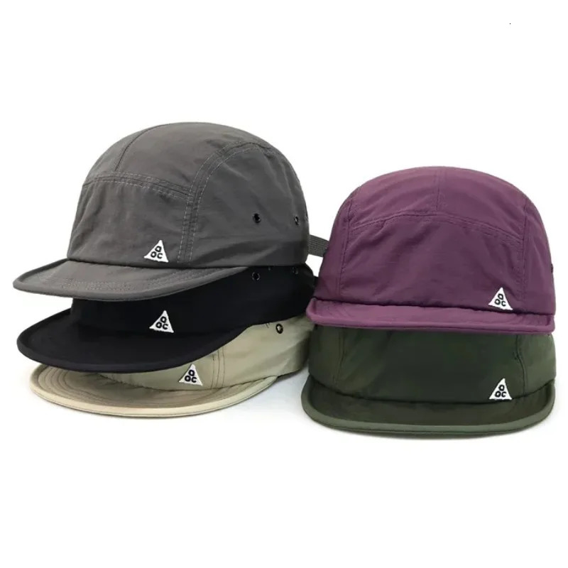 5 Panel Short Brim Quickdrying Golf Baseball Caps Mens Soft Lightweight Sports Running Cap Unisex Outdoor UPF50 Peaked 250221