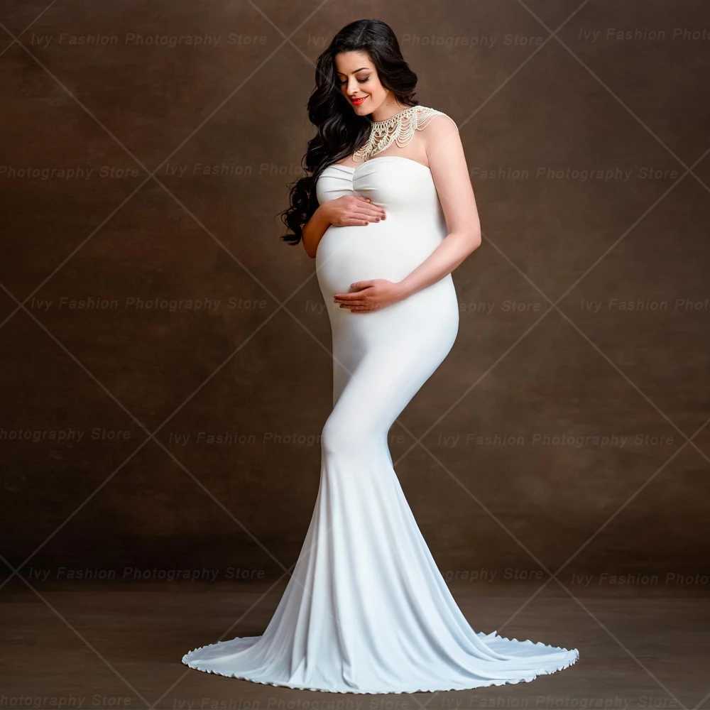 Maternity Dress For Baby Showers Off Shoulder Slim Fit Dress Photo Shoot Photography Dress For Women Clothes For Pregnant Women X250224