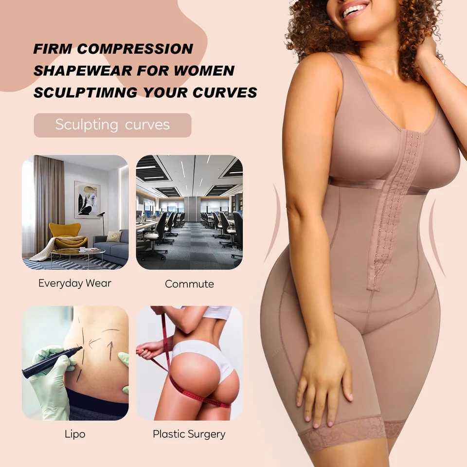 New Arrival Colombianas Shaper Stage 2 For Women Postpartum Girdle BBL Postoperative Bodysuit Shapewear Corset Slimming Body Shaper Z250225