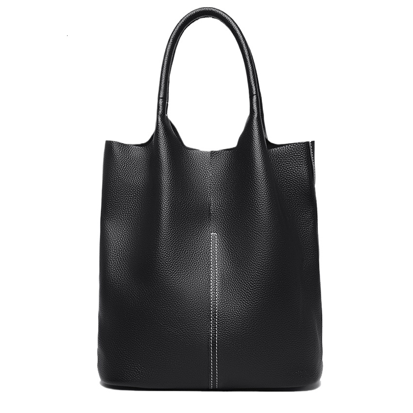 Genuine Shoulder Bag Fashionable Women Handbag Urious Designer Soft Leather Office Pocket Classic And Versatile Tote