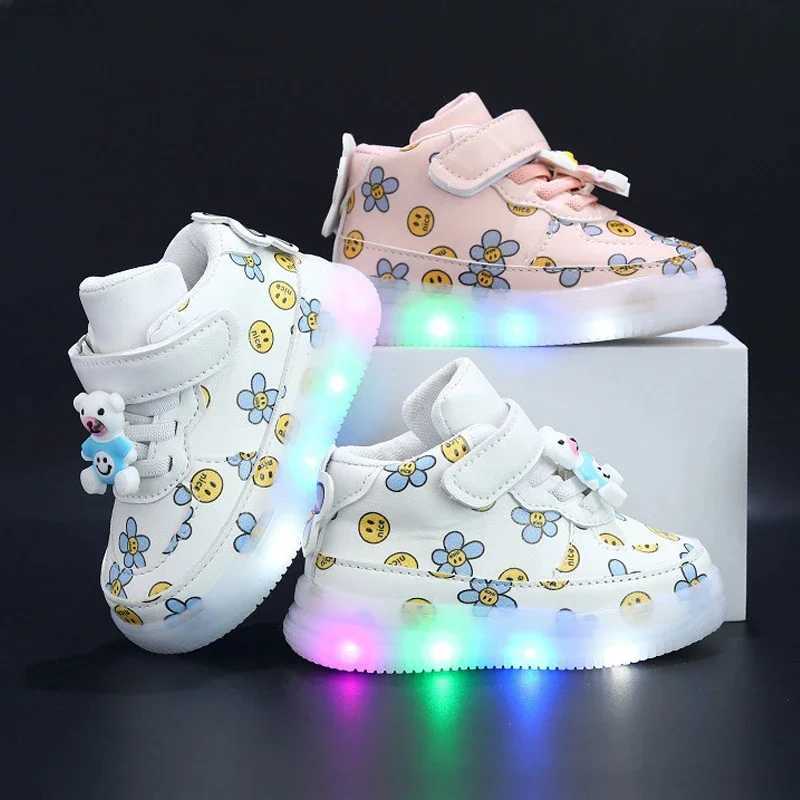 EACHIN Children Lighted Sneakers Baby Girls Spring Autumn New Walking Shoes Boys Fashion Sport Running Sneaker Kids Casual Flats W250225