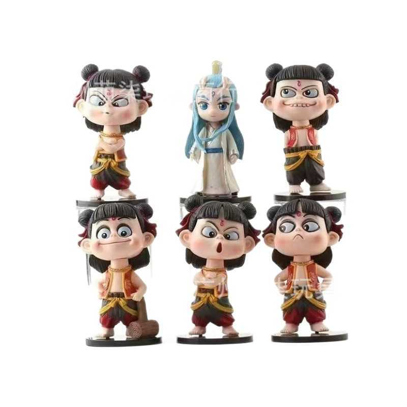 Hot selling Naza 2 Magic Childrens Sea making Handmade Nazha Ao Cake Movie Same Style Doll Decoration Free shipping