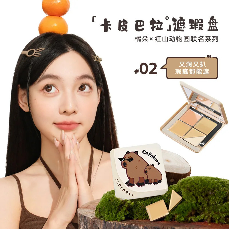 Judydoll 5 Colors Concealer Palette Facial Concealer Highlighter Tear Dark Circles Under The Eyes For Beginners Face Makeup 250222