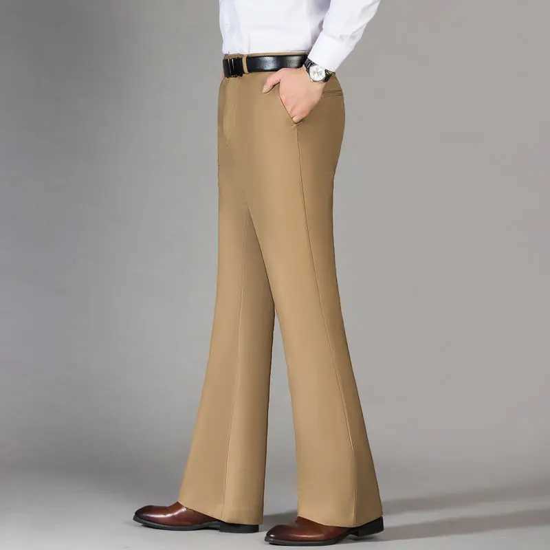 Mens Casual Pants Soft Tight Stretch Trousers for Business Social Office Workers Interview Party Wedding Mens Suit Pants A39 W250225