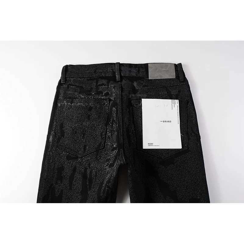 Men's Jeans Color 9026 The Best Sellers Mens Quality Distressed Skinny Ripped Jeans Pants z250225