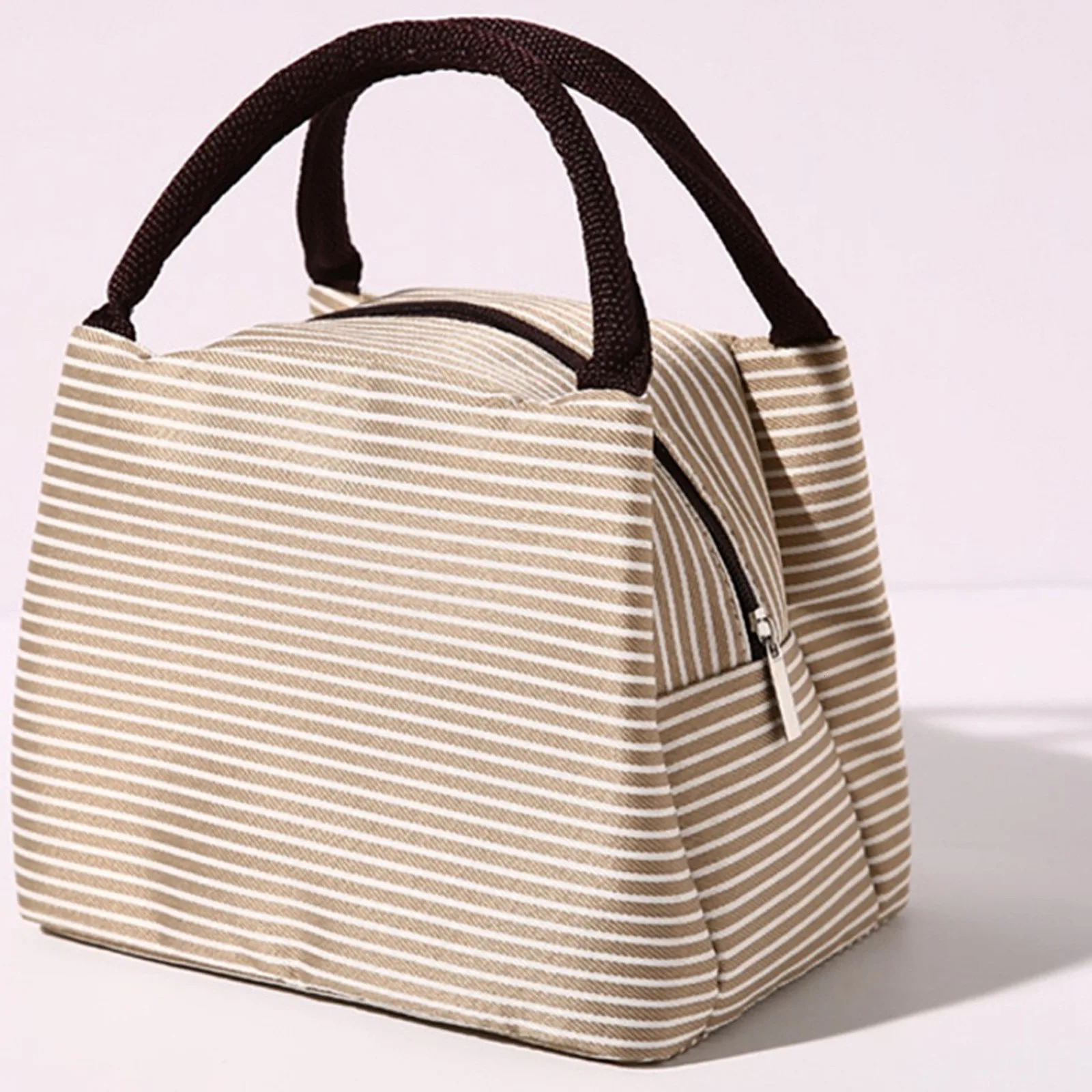 Lunch Bag Handle Insulation Cooler Bag For Women Lunch Box Picnic Travel Portable Food Storage Breakfast Thermal Food Bag 250224