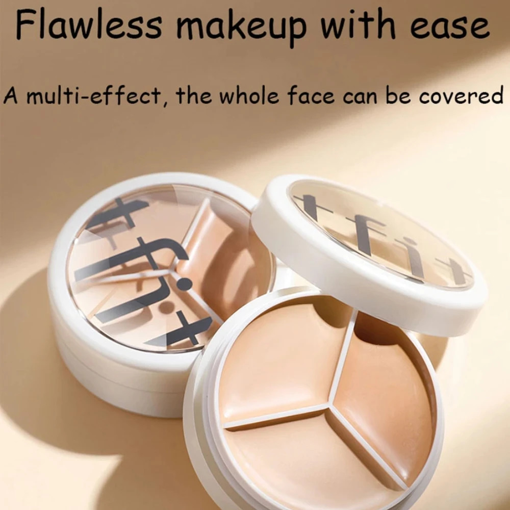 Korea Tfit 3 Color Concealer Palette Professional Makeup Face Eye Contour Face Spot Concealer Dark Circle Correcting Face Makeup 250222