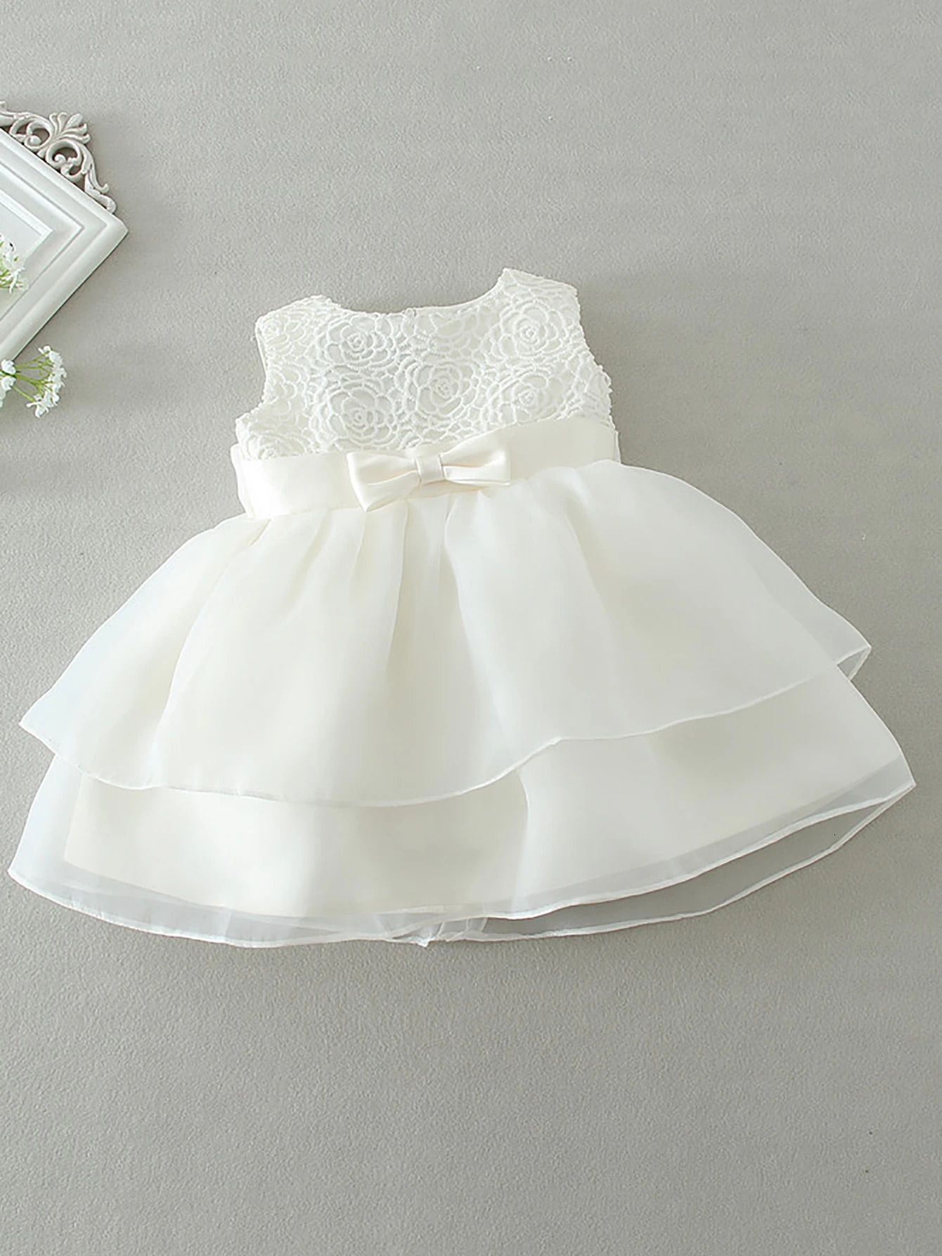Clothes for Baby Girl 1 Year Baby Girl Christening Gift Dress born Christening Dresses for Girls Christening White Clothes 250325