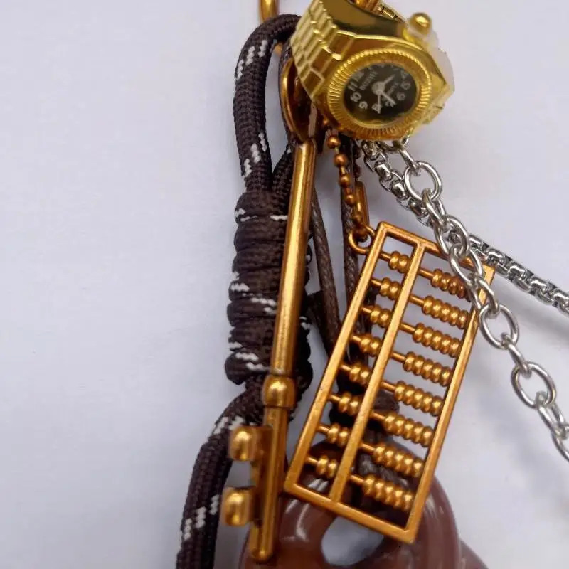 Fashionable handmade bag pendant diverse punk bag decoration keychain 250224