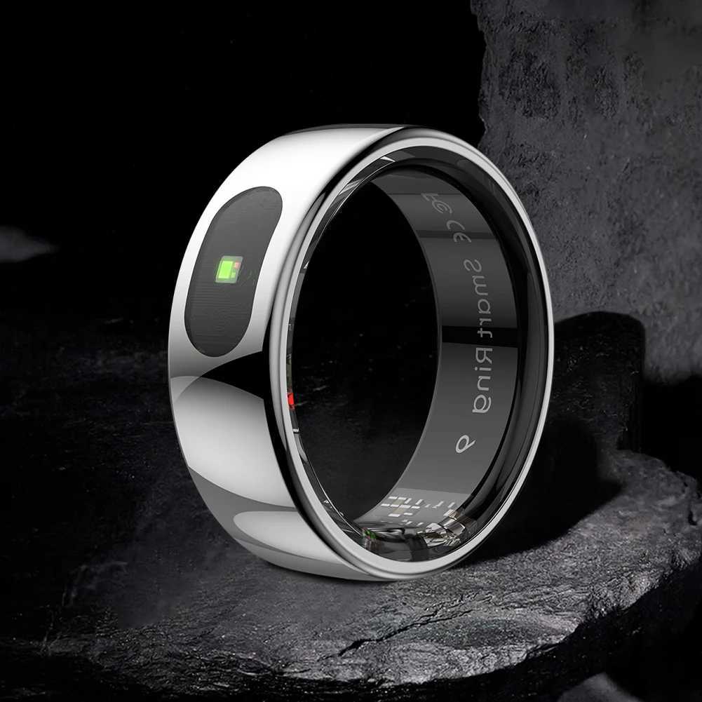 Smart Ring R08 Womens Electronic Smart 5ATM Waterproof Sleep Tracker with Charging Box Suitable for Xiaomi and Samsung Phones W250225