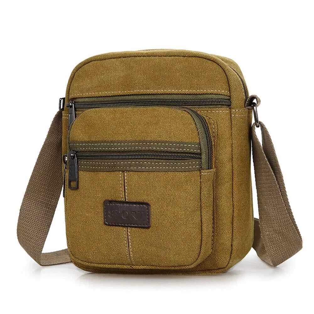 Crossbody Bag Canvas Bags Casual Shoulder Satchel Handbag Pouch Messenger Unisex Z250225