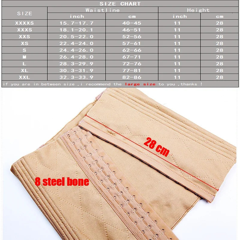 Girdle XXXXXXS Slim Body Shaper Corset Modeling Strap Waist Trainer Girl Corrective Underwear Tummy Control Belt Abdomen Trimmer 250224