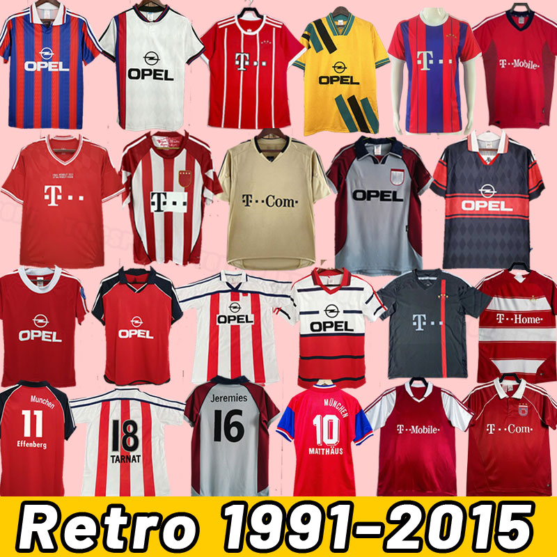 Bayern Munich retro jerseys final ELBER zickle EFFENBERG Pizarro SCHOLL Klinsmann football shirts Munich 00 01 02 04 05 10 11 13 14 15 91 93 95 96 97 99 98 00 2013 2000 18