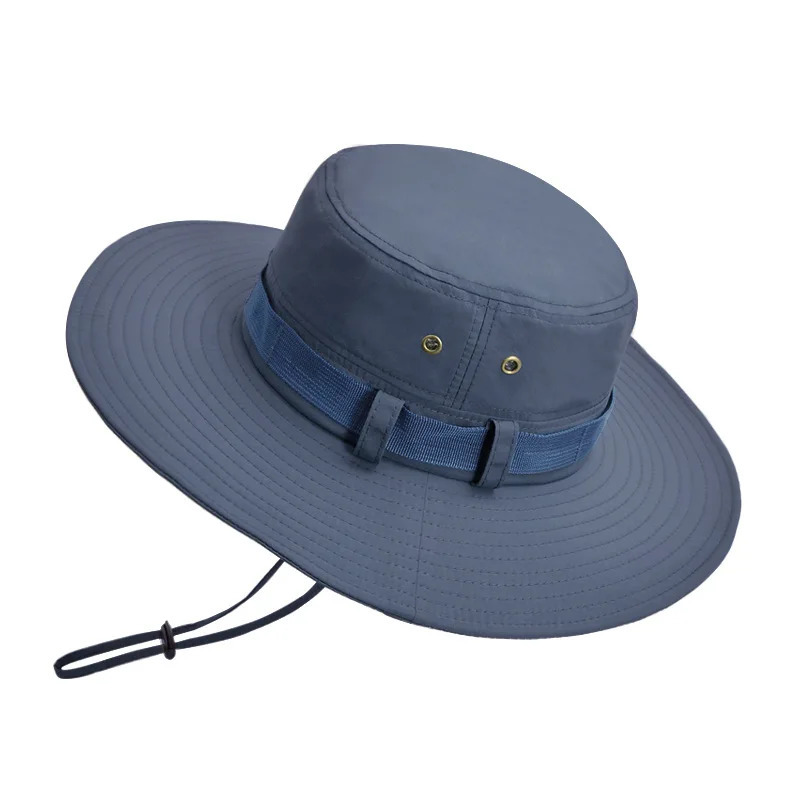 Bucket Hats Summer Breathable Fisherman Hat Large Brim Sun Protection Hat Men Women Outdoor Climbing Hiking Mountain Sun Hat 250218