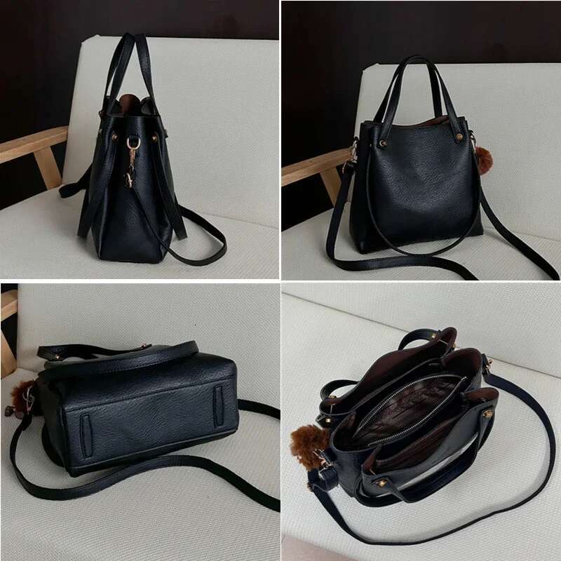 Brand Women's Big Shoulder Crossbody High Quality Leather Messenger Handbag Travel Tote Bag for Female Purse