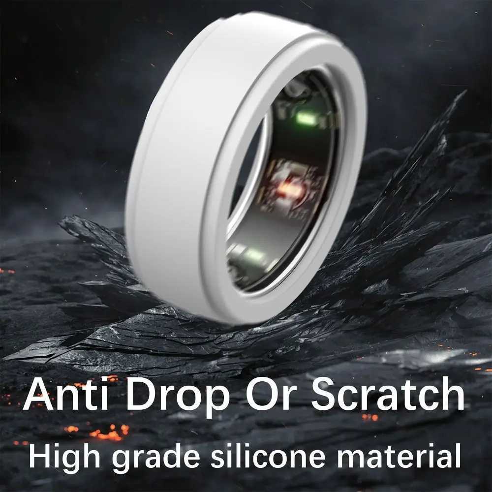 For Oura Ring Gen 3 Case Cover Smart Ring Silicone Elastic Protective Case Scratch Sweat-resistant Ring Protector Accessories W250225