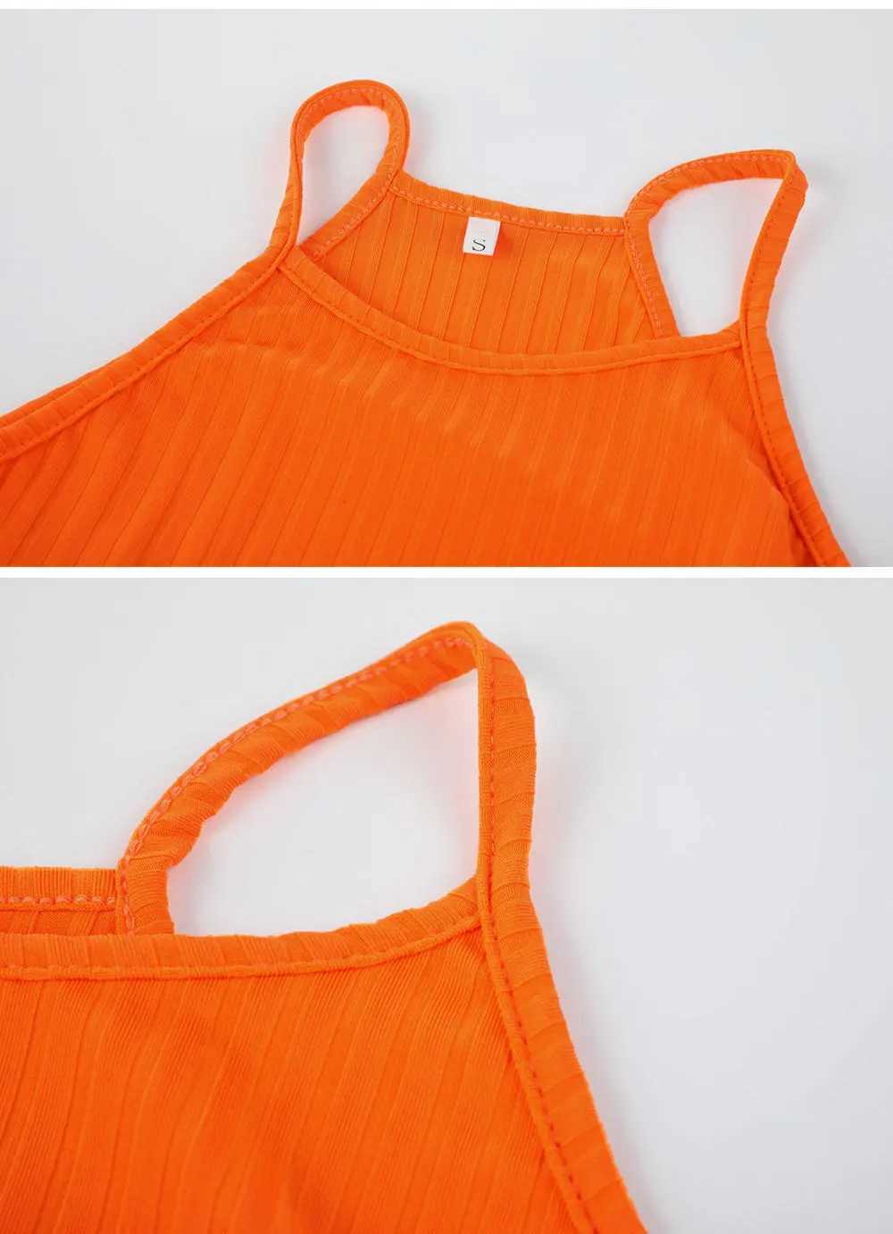 Y2k European and American sexy TR lace camisole top womens dress solid color knitted slim comber dress for spring and summerXJ250224