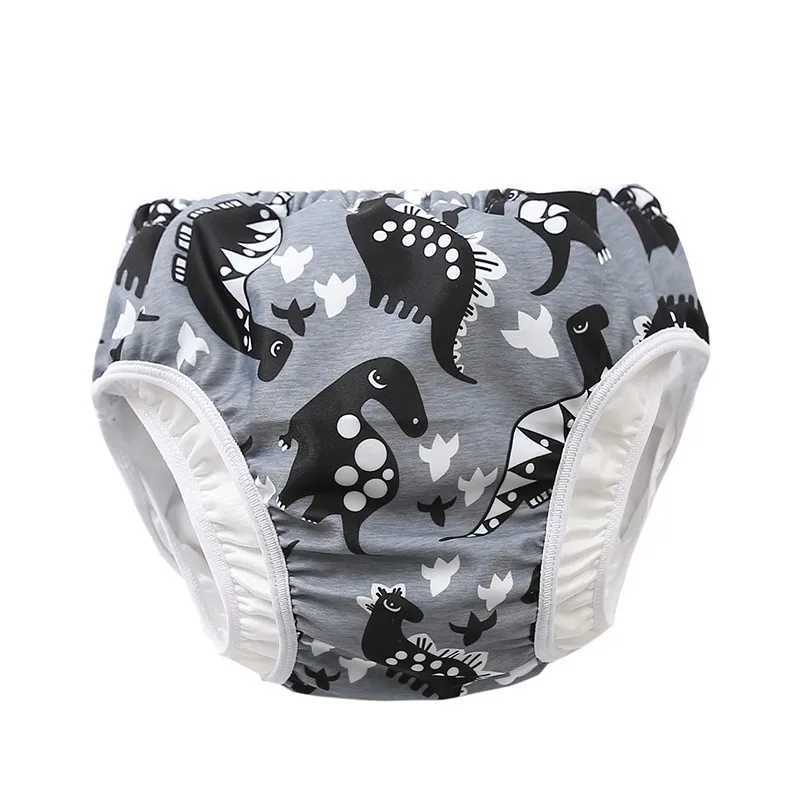 Infant Children Leak proof Swimming Nappies Newborn Baby High Waist Swimming Trunks Baby Boys Girls Cartoon Printed Swim Diapers X250224