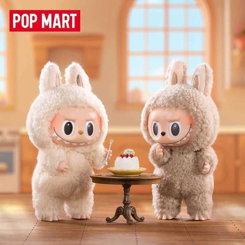 The Chinese version of Bubble Mart LABUBU Labubu Heartbeat aron Vinyl Mask Series Blind Box Trendy Play Free shipping