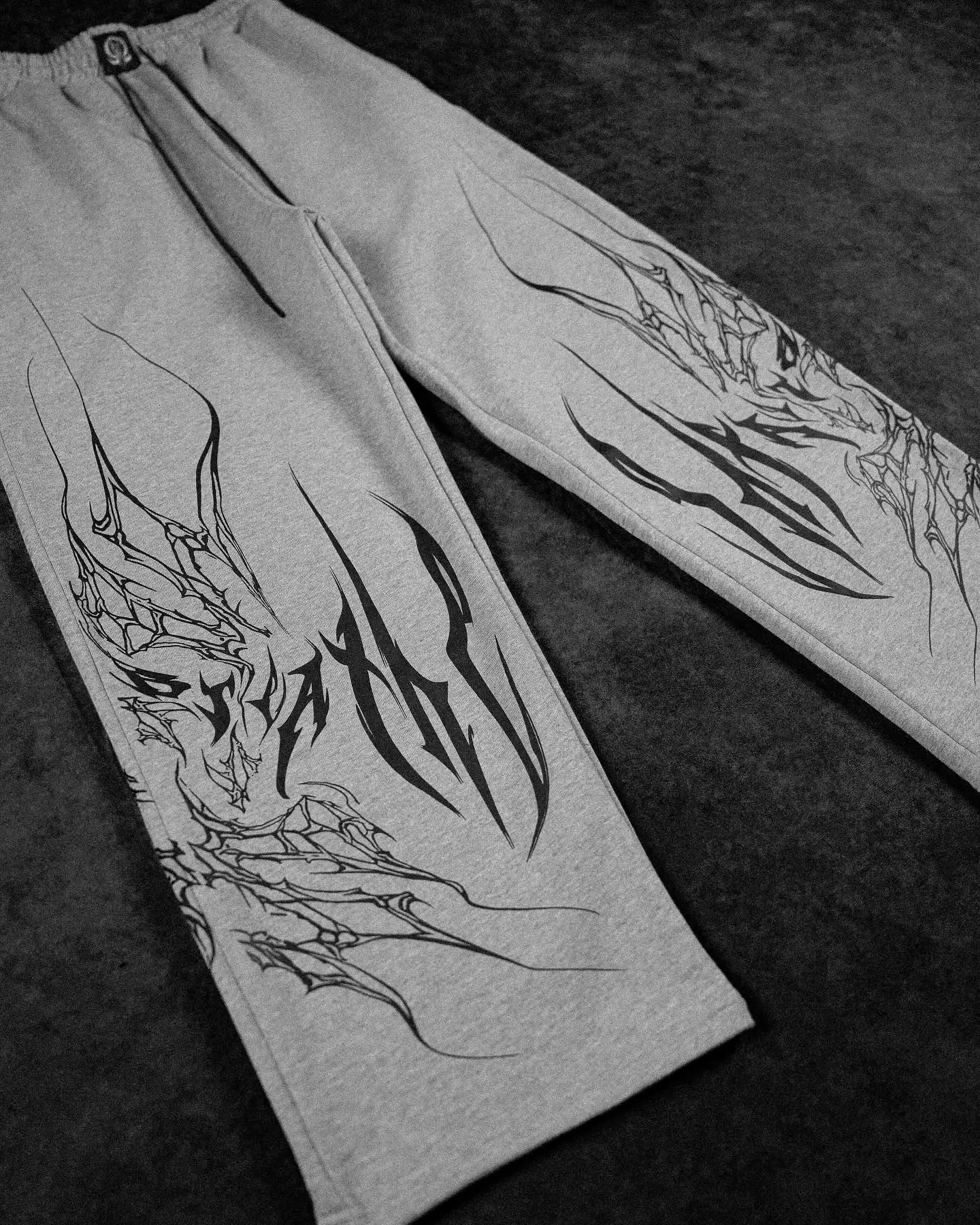 Y2K Breathedivinity Gothic Fitness Pants Men Women Loose Fit Dragon Soul Dark Trendy Streetwear Casual Joggers Unisex Trousers 250225