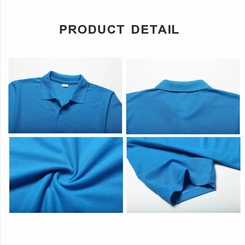 Summer Casual Polo Shirt Breathable Customized Polo Personal Company Group Custom Print Embroidery Work Polo shirts 250224
