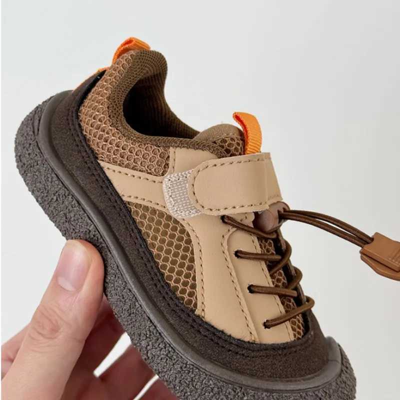 Genuine leather boys sports shoes 2025 autumn new project girls outdoor shoes casual shoes soft soled baby shoes single shoes X250409