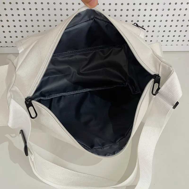 Simple cross body bag for men and women in Japan large capacity functional single shoulder messenger bag tool style Z250225