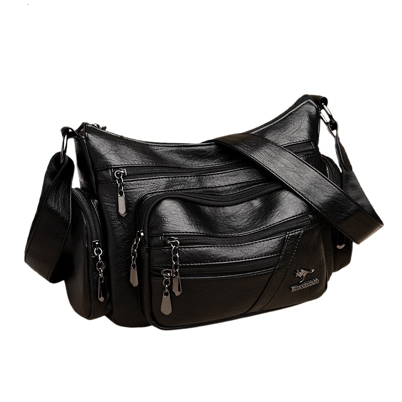 Brand Ladies Bags New Style4 Genuine Leather Purses And Handbags Multiple Pockets Crossbody Shoulder Bag For Women Sac A Main
