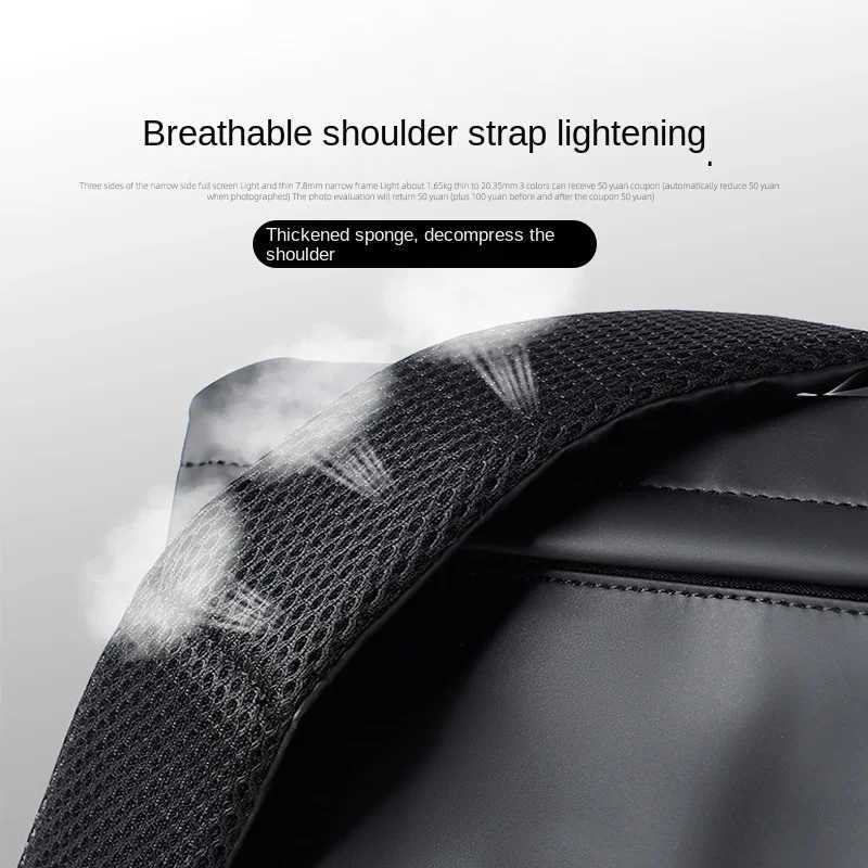 QINNXER Crossbody Mens Waterproof Cloth Shoulder Bag Outdoor Sports Messenger Fashion Work Clothes Motorcycle Backpack Z250225