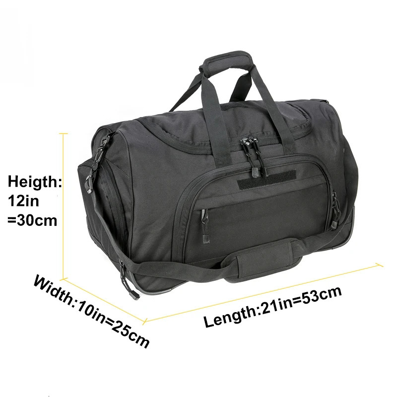 Waterproof Gym Bag Men Sports Travel Bags Military Tactical Duffle Luggage Outdoor FitnessTraining Bag 250221