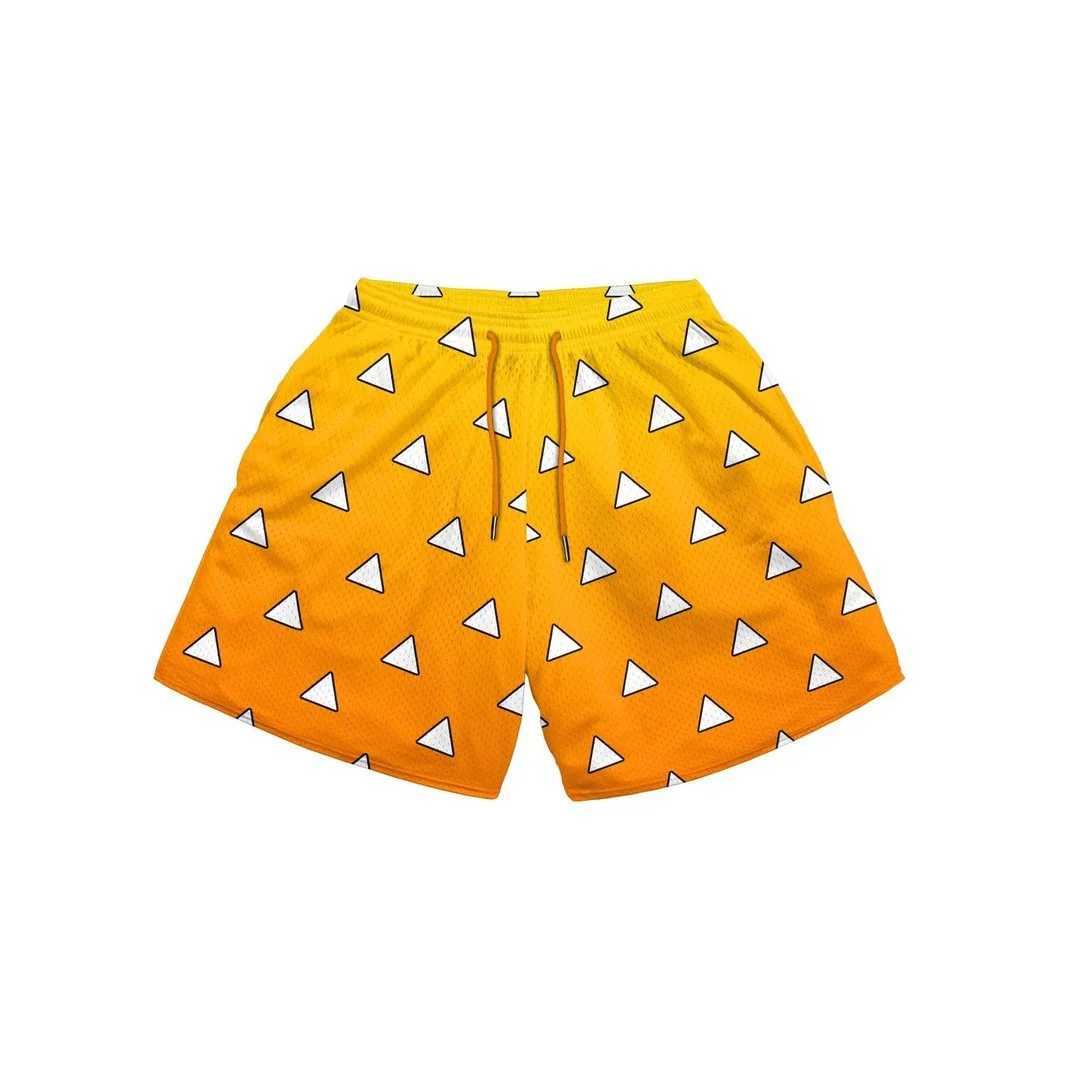 Anime Mens Gym Shorts 3D Printed Shorts Quick Dry Mesh Casual Board Shorts for Summer to Jogging Fitness BasketballT250224