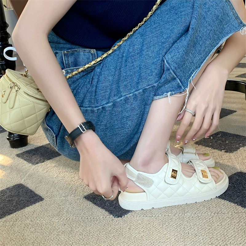 free shipping designer Sandals for woman outdoor breathable shoes soft sole Beach shoes womans
