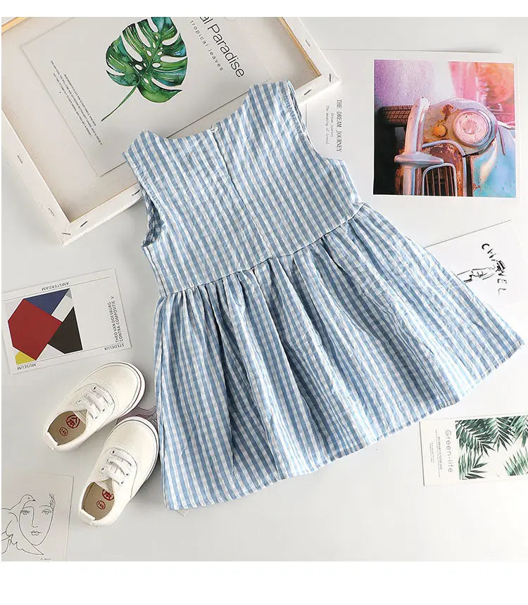 Brother and Sister outfit Kid Children Plaid Summer Clothes Baby Boy short sleeve shirt Shorts suit Girl Dress 250221