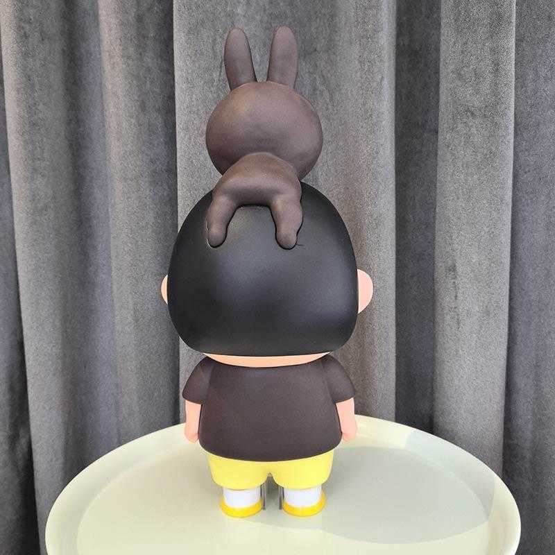 Labubu Crayon Shin chan Handmade Labubu Ornament Large Doll Surrounding Blind Box Boyfriend Gift Z250225