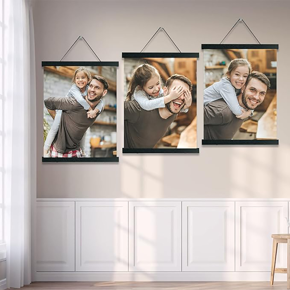 Magnetic photo frame absorb beauty freeze warm moments