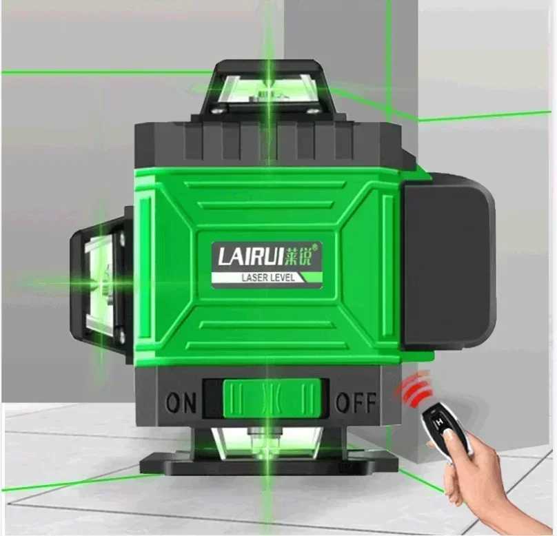 High Precision360 Self-leveling Laser Level Instrument with2 Li-ion Battery High Power Green Laser 3D/4D 12/16 Lines Laser X250225