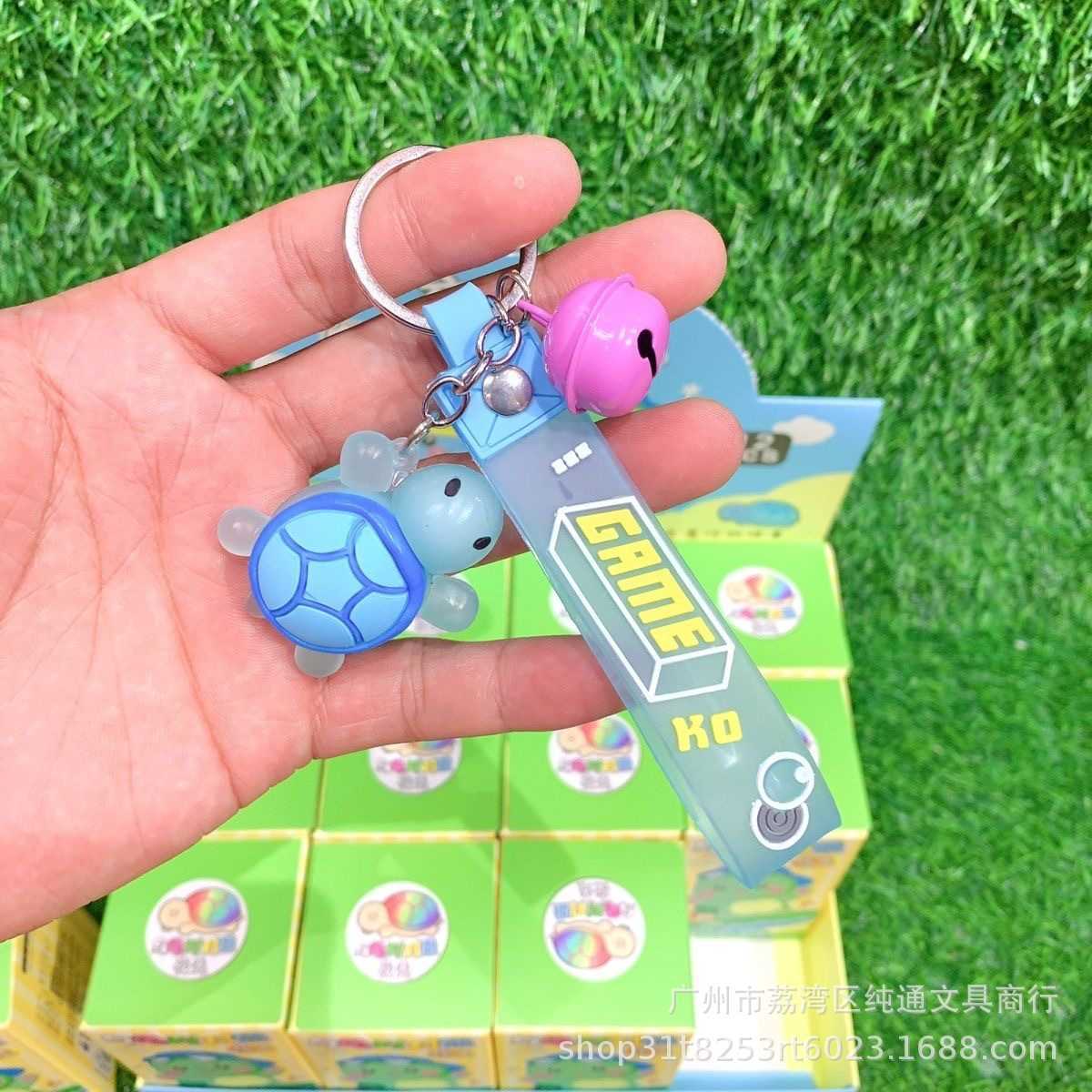 Night light surprise collision blind box cute pendant internet celebrity same small turtle childrens toy Free shipping